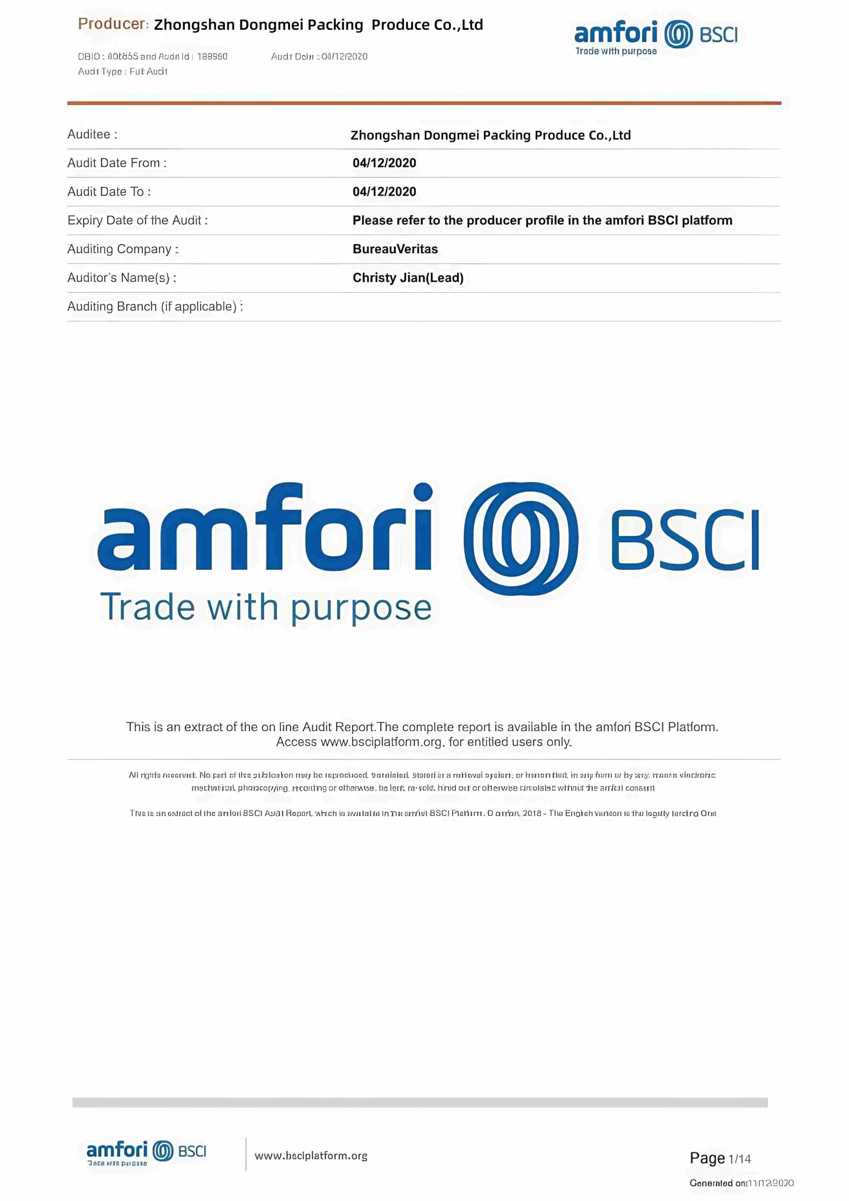 BSCI